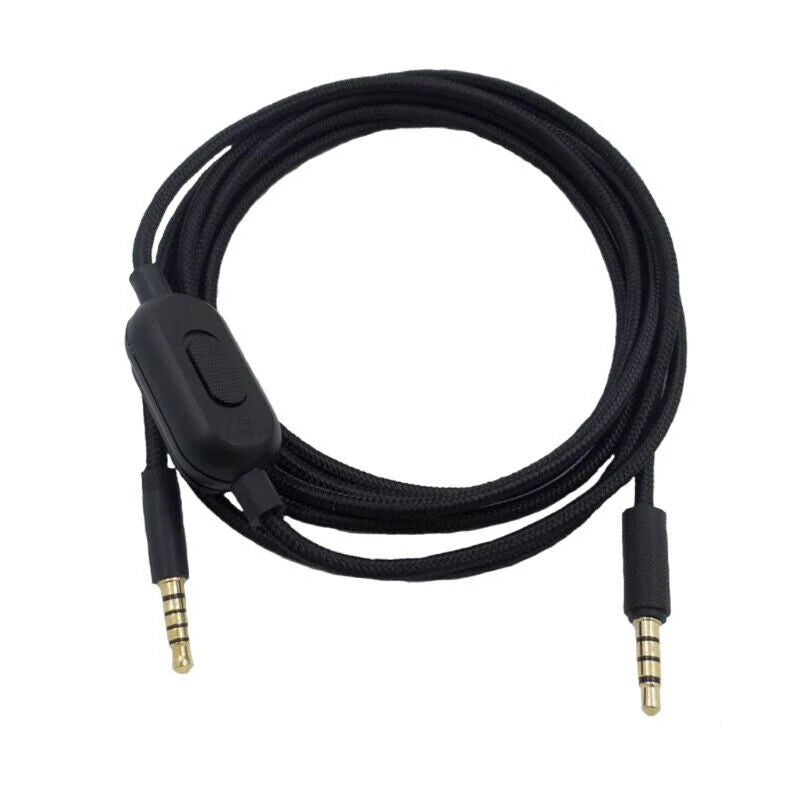 Replacement 3.5mm audio cable for Logitech G Pro X G433 G233 headset inline mute