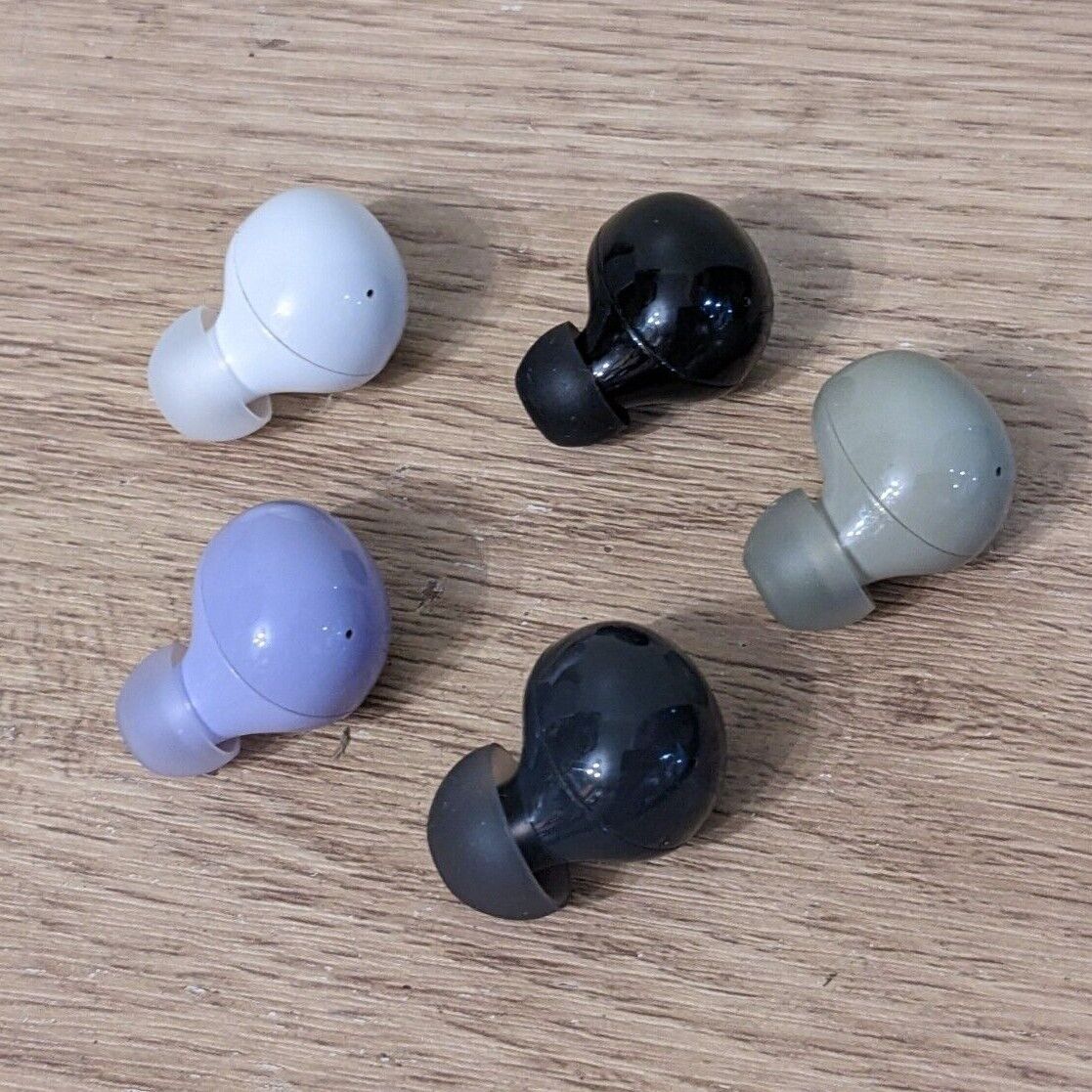 Samsung Galaxy Buds2 replacement parts: charging case, left/right earbuds