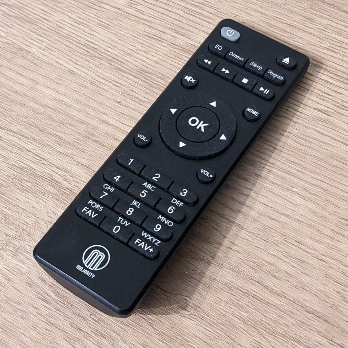 Remote control for Majority King's CD player internet DAB radio system ...