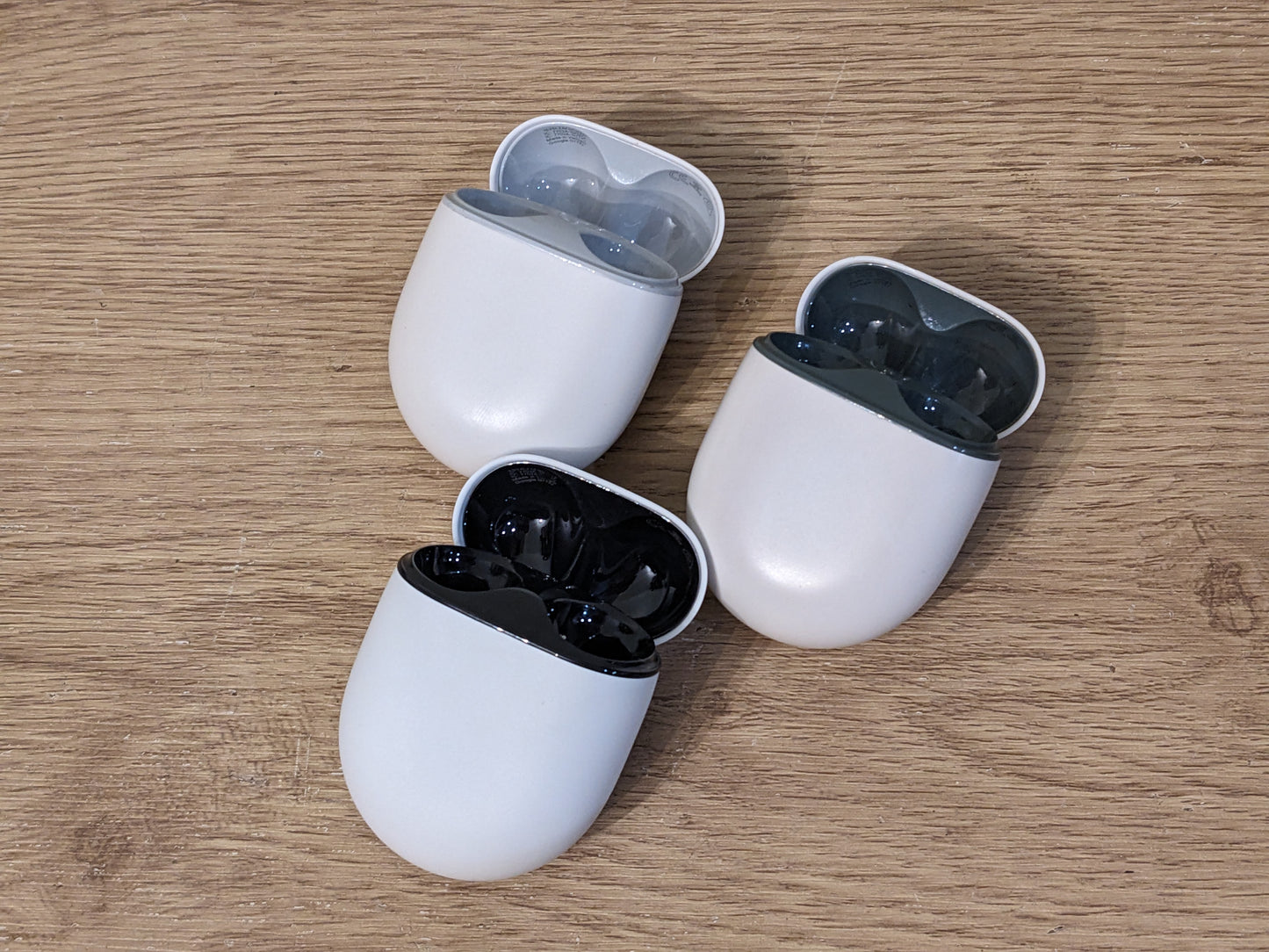 Google Pixel Buds A-Series replacement parts: charging case, left/right earbuds