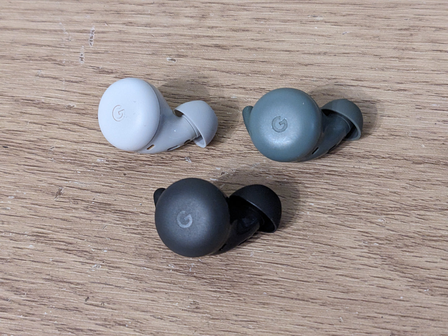 Google Pixel Buds A-Series replacement parts: charging case, left/right earbuds