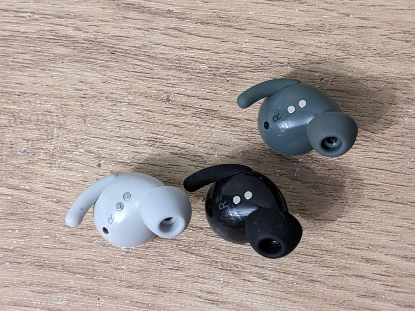 Google Pixel Buds A-Series replacement parts: charging case, left/right earbuds